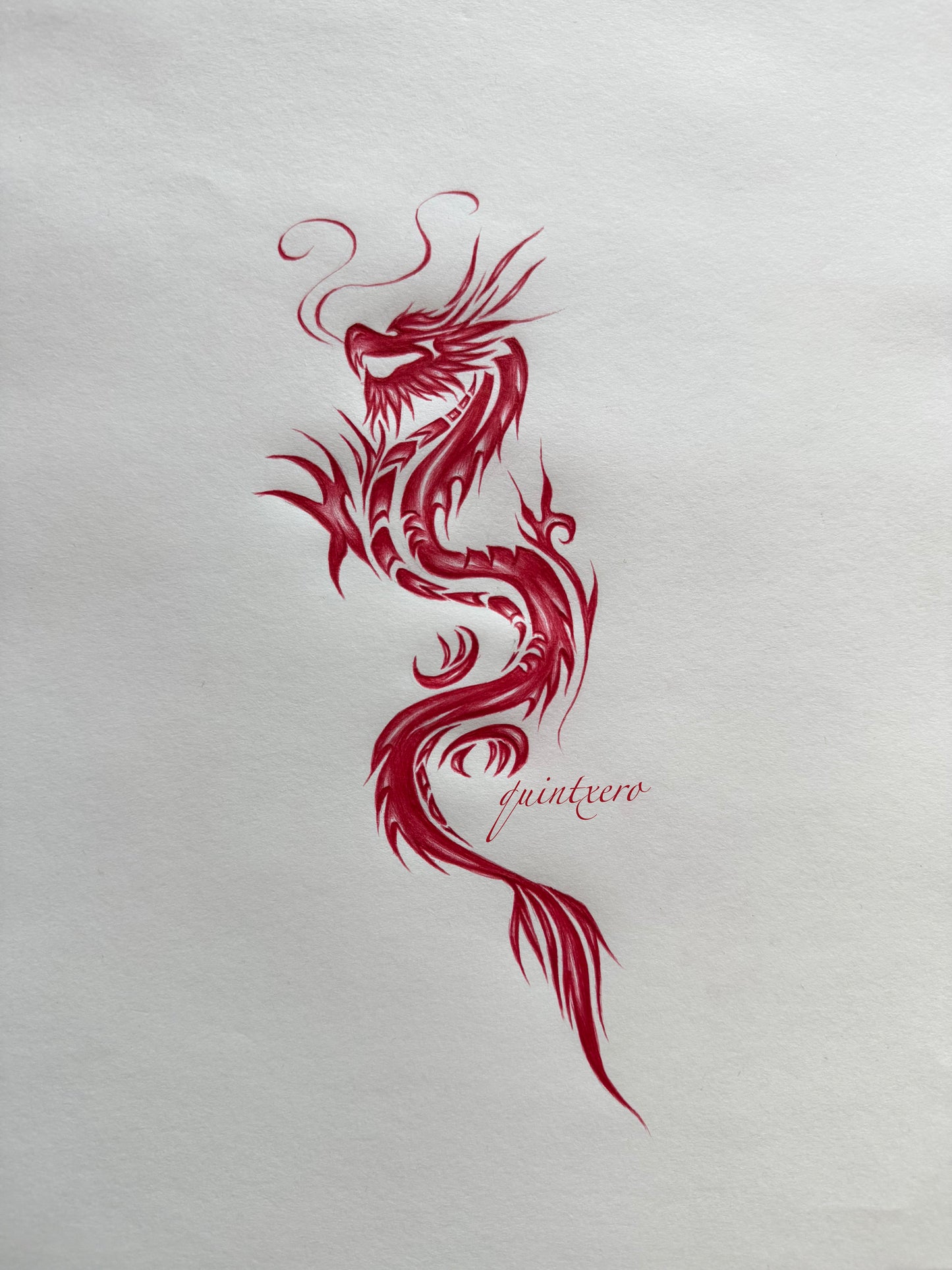 Dragon Tattoo Flash